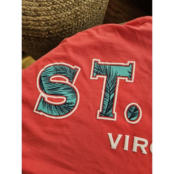 Spirt Jersey 'ST. JOHN' Long Sleeve Shirt Women's Size S Made in USA - Picture 2 of 9